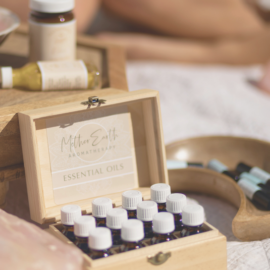 Essential Oil Storage Box - 12 Oils – Mother Earth Aromatherapy