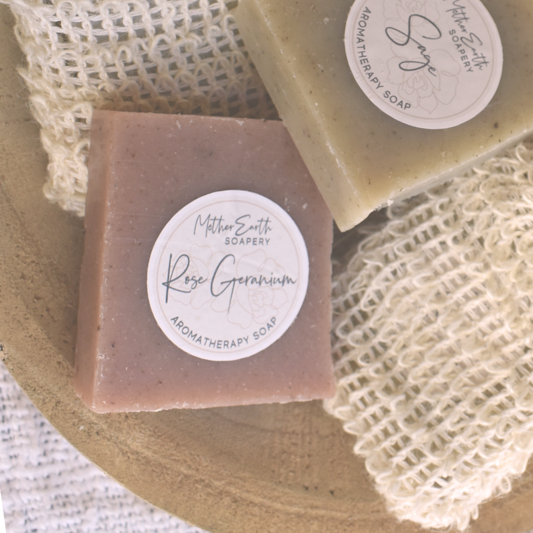 Rose Geranium Aromatherapy Soap
